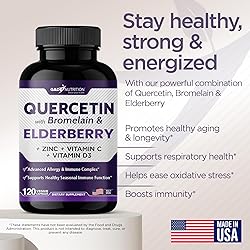 Gade Nutrition Quercetin with Bromelain, Vitamin C