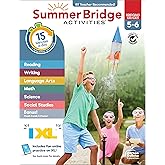 Summer Bridge Activities 5th to 6th Grade Workbooks All Subjects, Middle School Books With Math, Language Arts, Reading Comprehension, Science, Social Studies, Fitness, Flash Cards, and More