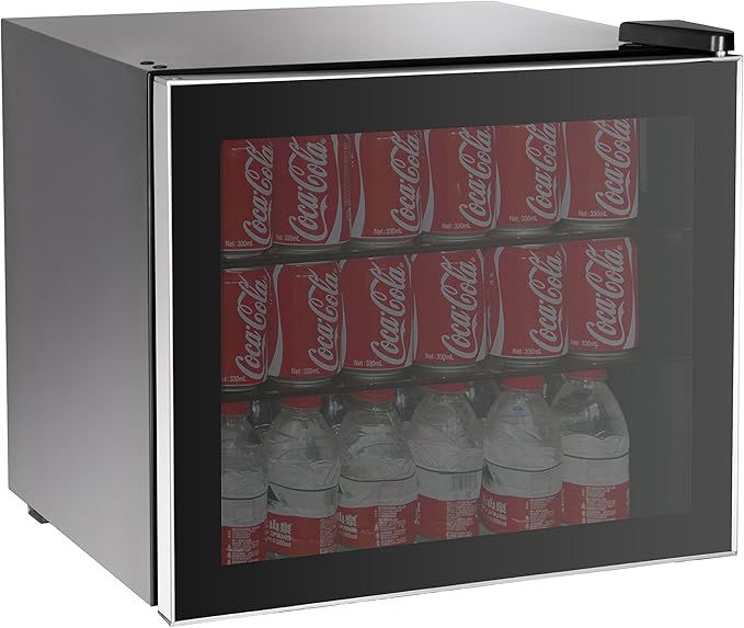 Amazon Com Rca 70 Can Beverage Cooler Black Kitchen Dining