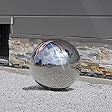 40cm Stainless Steel Sphere Decorative Garden Ornament: Amazon.co.uk