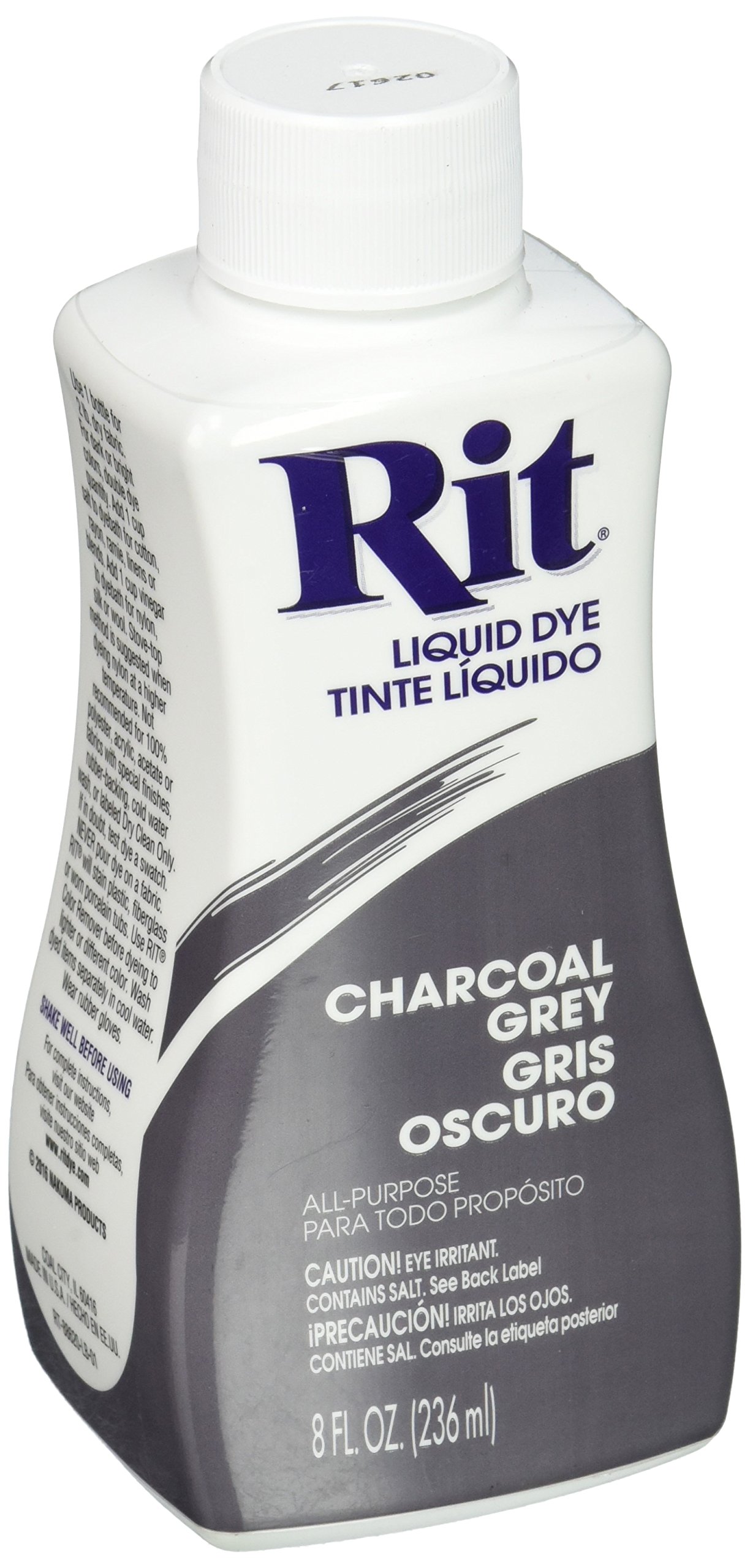 Galleon Rit Dye 88620 Charcoal Grey Liquid Dye 8 Oz,