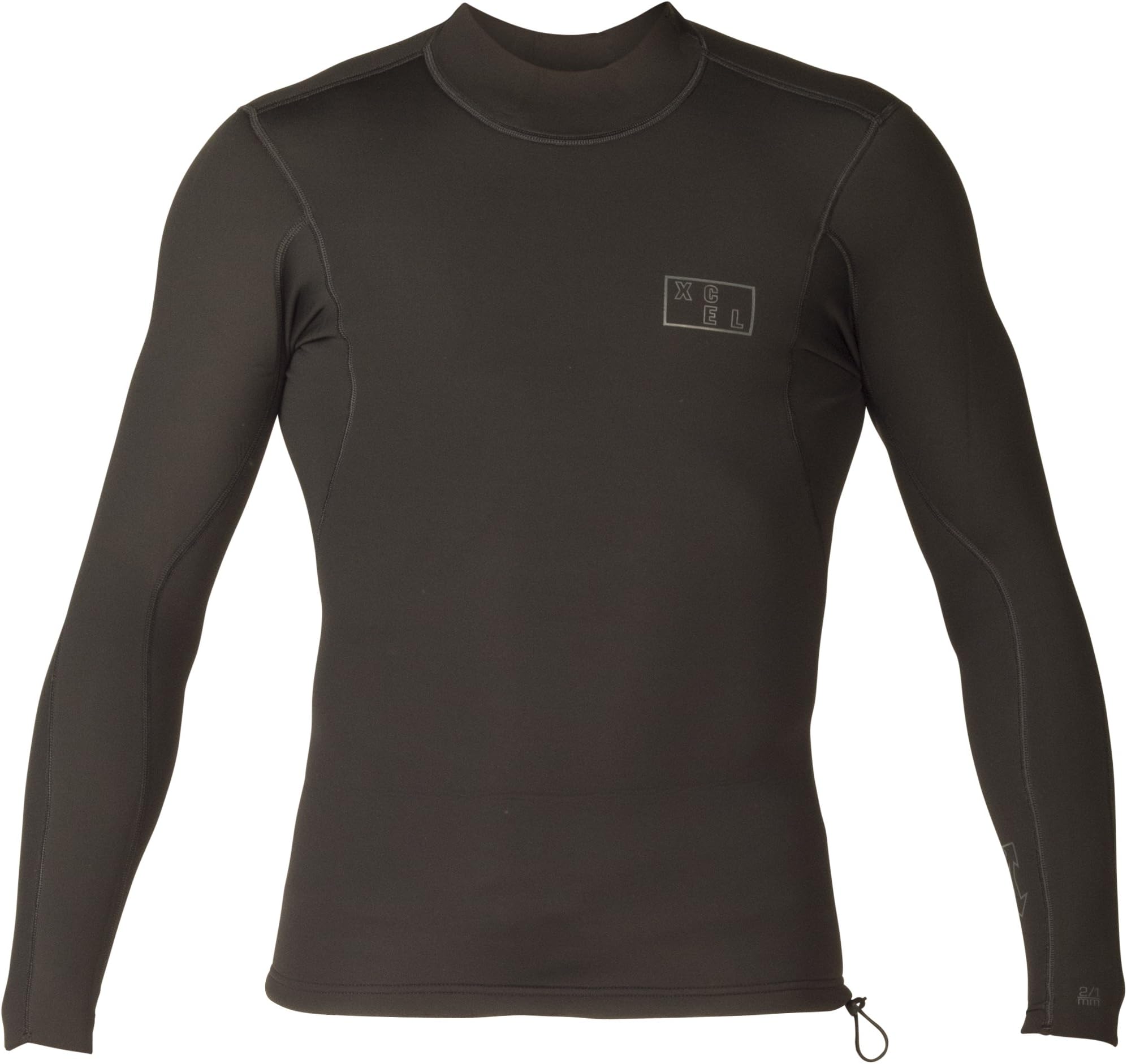 XCEL Mens Axis 2/1mm l/S Top Spring 2018, Black, X-Large