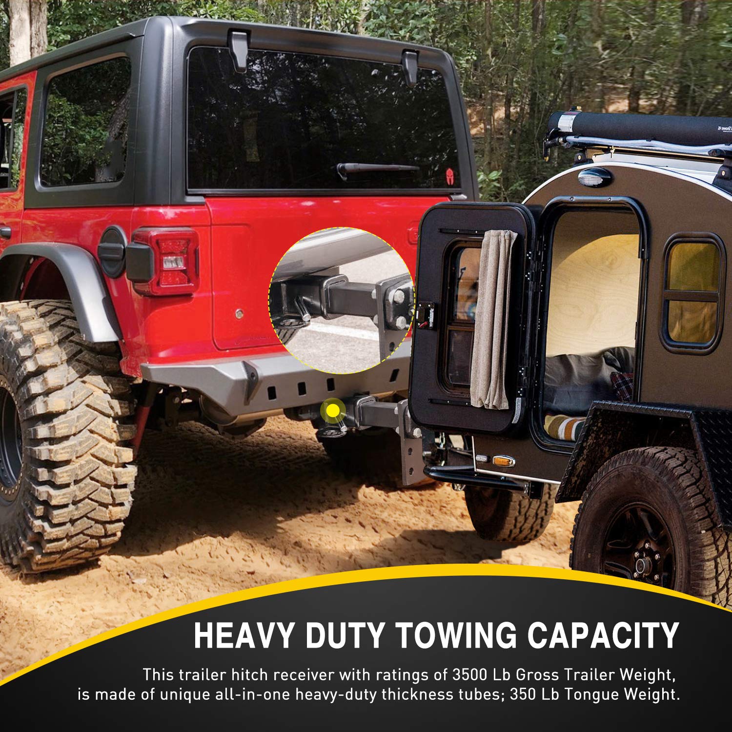 Inspiring Jeep Wrangler Trailer Hitch Receiver Gallery