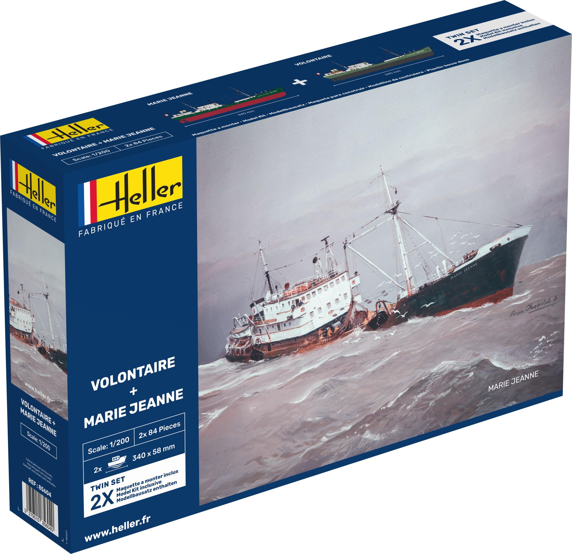 Heller 1:200 - Volontaire Marie & Marie Jeanne Twinset