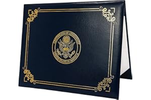 GraduationMall US Citizenship Certificate Holder Naturalization Certificate Cover with logol 'Certificate of Citizenship' US Citizenship Gifts