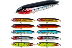 FUSIGO Demon Dragon Catfish Floats Rattling Line Float Lure Catfish Spook Rattle Santee Rig for Lake River Bank Catfishing Tackle, 5/10pcs