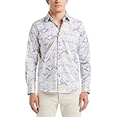 Robert Graham Men’s Croatia Long-Sleeve Button-Down Woven Shirt, Multi, Large