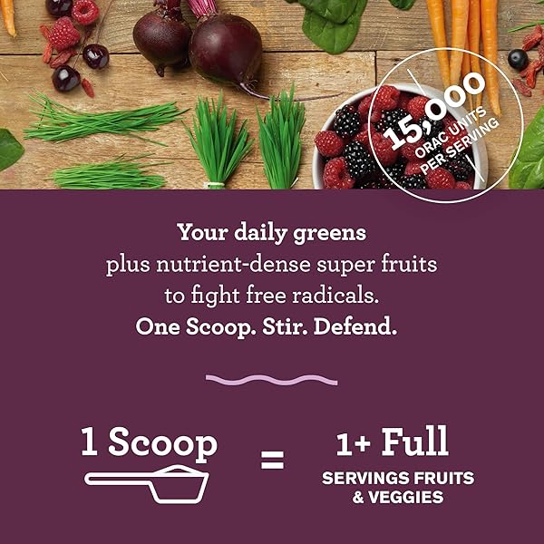 AMAZING GRASS GREENS BLEND ANTIOXIDANT: SUPER GREENS POWDER SMOOTHIE MIX WITH ORGANIC SPIRULINA, BEET ROOT POWDER, ELDERBERRY, BILBERRY, PREBIOITICS & PROBIOTICS, SWEET BERRY, 30 SERVINGS (PACKAGING MAY VARY)
