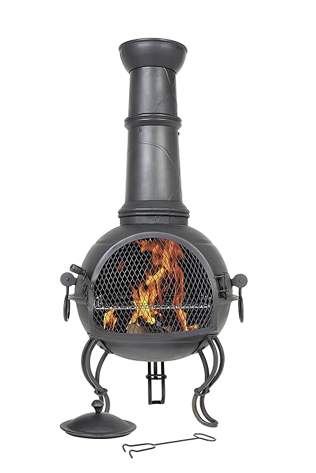 Large Steel Chiminea