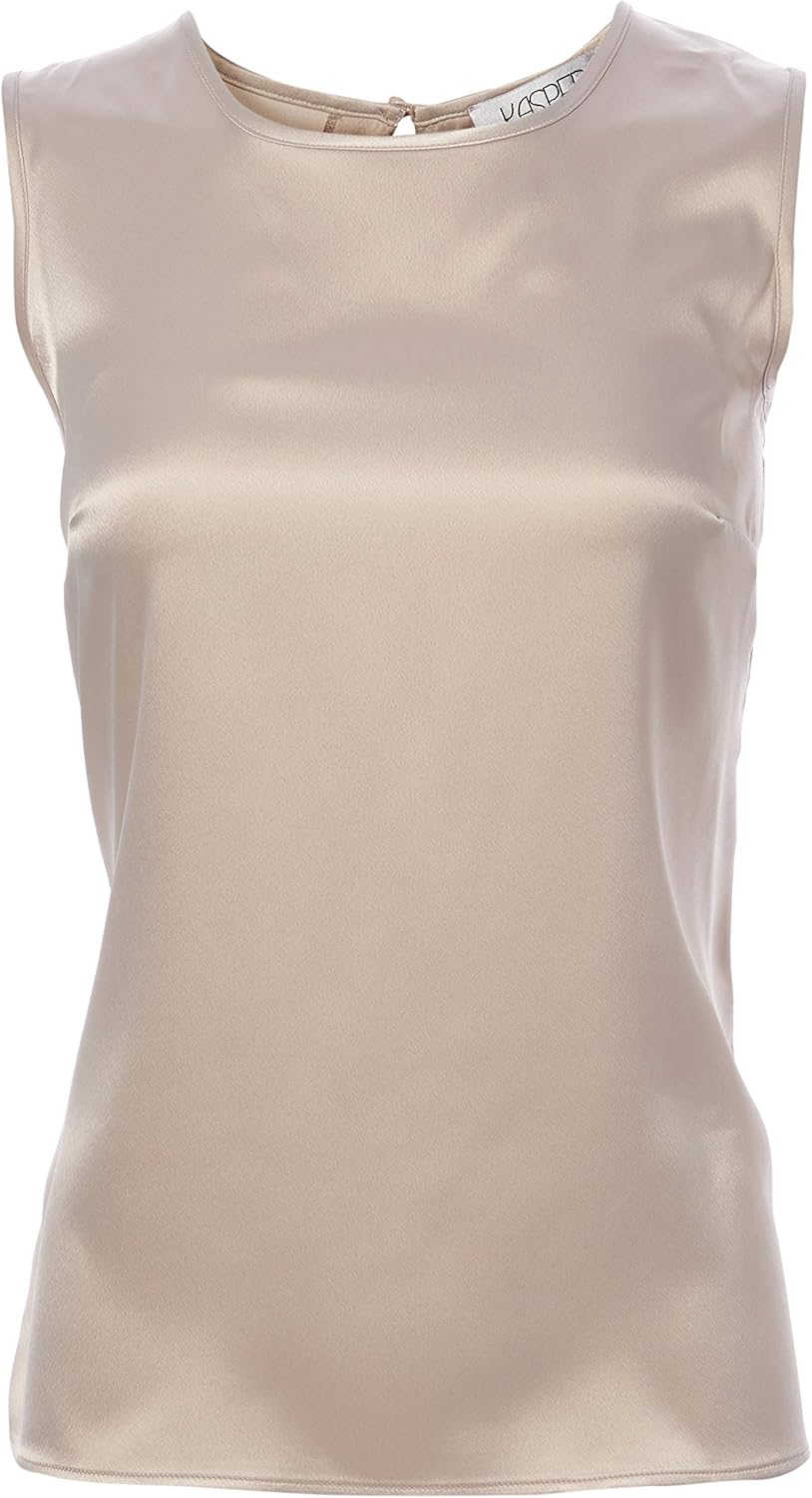 Kasper Women's Sleeveless Charmeuse Shell at  Women’s Clothing store