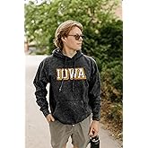 Blue 84 NCAA unisex-adult Ncaa Officially Licensed Mineral Wash Hooded Sweatshirt Prominent Vintage