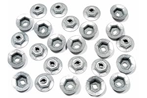 Retro-Motive Emblem & Trim PAL Nuts- Fits 1/8" Studs- 5/16" Hex- (Qty 25 Nuts)- #1301