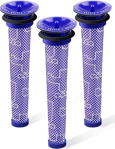 Whekeosh 3-Pack Replacement Pre Filters for Dyson V6 V7 V8 DC59 DC58 DC59