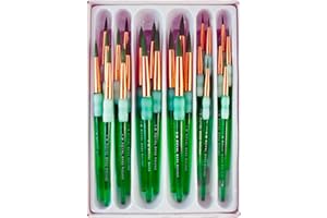 OMNIA BRUSH Brushes Paint Big Kids Choice Round Value Set of 24