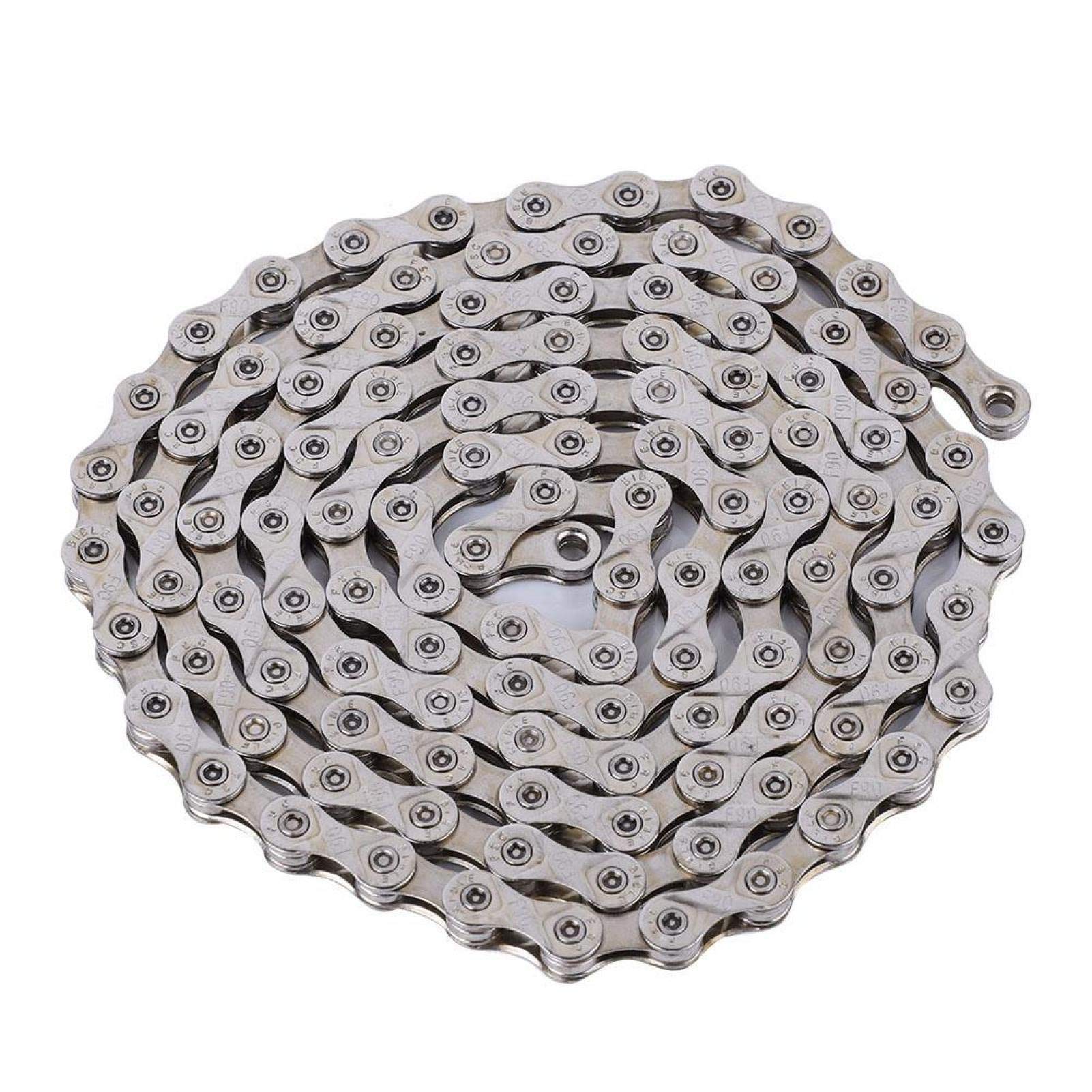 Bike Chain, Bicycle Chain High-grade Steel FSC CN-HG73 8/9 Speed Chargeable Chain 21/24/27 Speed for Road Bike Bicycle(27 Speed)