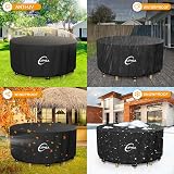 Kipiea Extra Large Garden Furniture Covers 300x300x71cm Waterproof 420D view 7