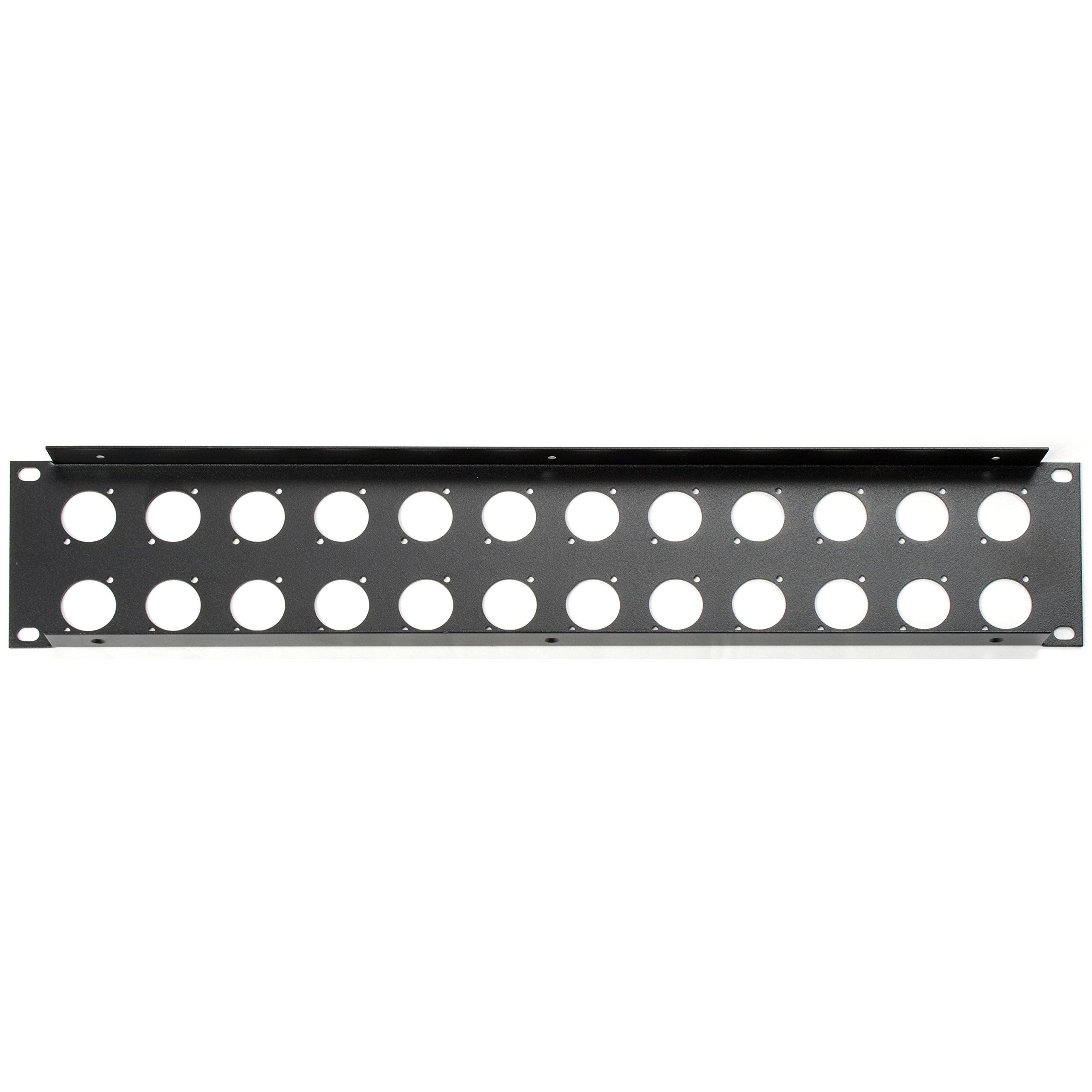 Adam Hall 19" Parts 872214-19" U-Shaped Rack Panel 24 Sockets 2 U