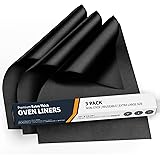 Oven Liners for Bottom of Oven - 3 Pack Large Heavy Duty Mats, 16.25”x23” Non-Stick Reusable Liner for Electric, Gas, Toaster