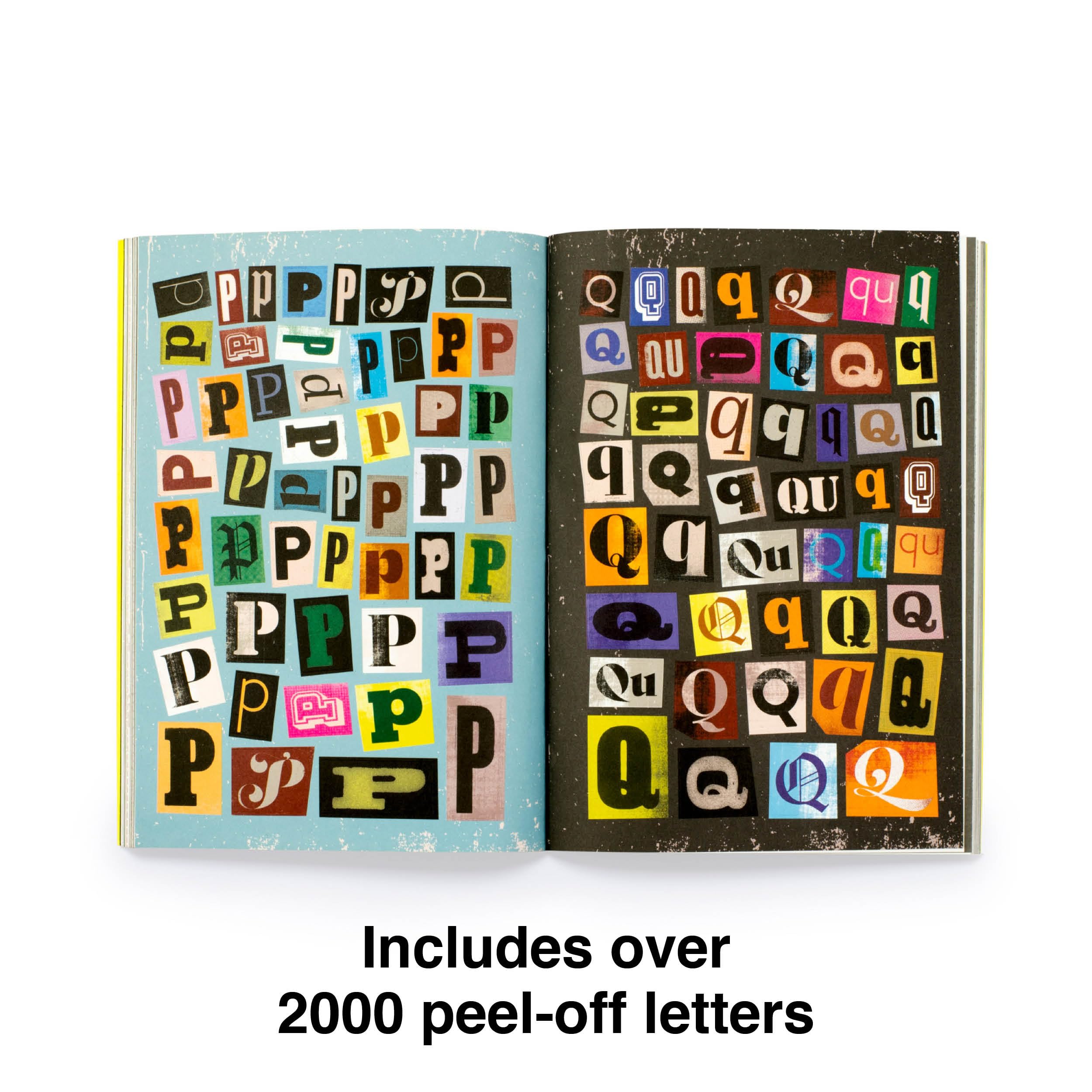 The Ransom Note Sticker Book: Thousands of letters for your anonymous messages