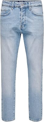 ONSYOKE One LBD 9684 Dot DNM Noos Ruban adhésif, Bleu Jeans Clair, 28W x 34L