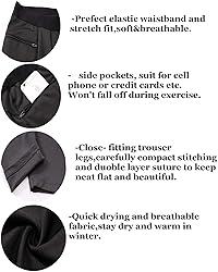 MACHLAB Men's Moisture Wicking Compression Pants