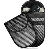 MONOJOY Faraday Bags for Car Key Fob Protector, Guard Car Keyless Entry Remote RFID WiFi GSM LTE NFC RF 2G 3G 4G 5G Blocker (