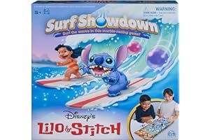 Spin Master Games, Disney’s Lilo & Stitch Surf Showdown, Marble Game, Stitch Girl Gifts, Easy Activity Toy, Fun for Kids & Family, 2-6 Players, Stocking Stuffer Gift Ideas for Ages 5 & Up