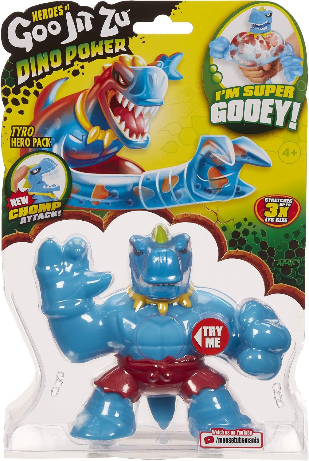 Heroes of Goo Jit Zu 41090 Tyro The T-REX, 41090, Multicolor, 4.65 inches - Image 3