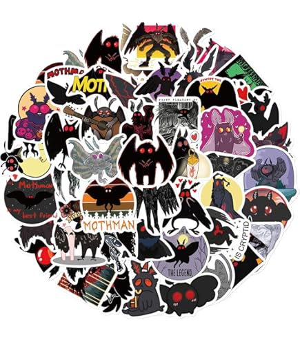 Motivational Mothman Sticker 5-inch - Waterproof Vinyl Decal For Cars, Laptops & Outdoor Gear