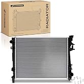 A-Premium Engine Coolant Radiator Assembly Compatible with Dodge | for Ram 1500 2004-2008 3.7L 4.7L, 2003 5.7L, 2002-2003 5.9L, Ram 2500 2004-2008 4.7L, Ram 2500 3500 2003 5.7L, Auto. Trans.