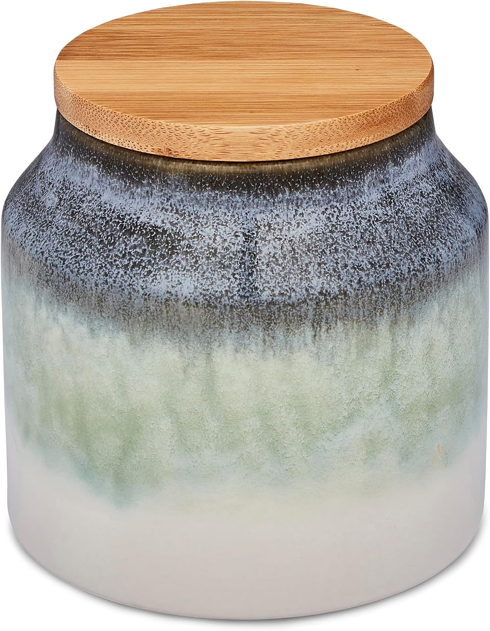 Cooksmart Ceramic Canister Set - Tea, Sugar, Coffee Kitchen Storage Jars