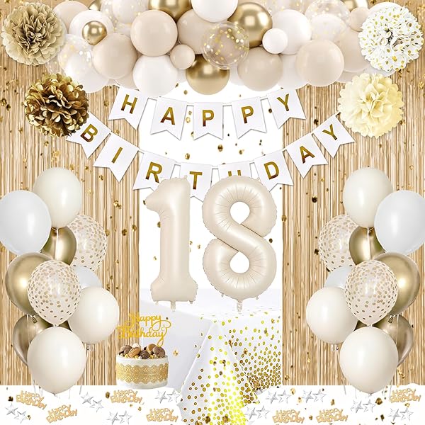 Decoraciones De Cumpleaños De 18 Años Para Niñas, Que