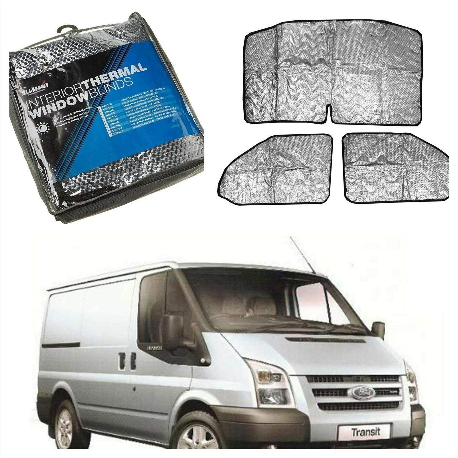 ford transit custom thermal screens