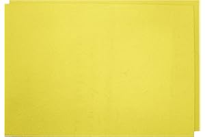 ADER PRODUCTS Large EVA Foam Sheets for Crafts, Yellow, 17.5" x 12", 2mm Thickness – Perfect for DIY Arts and Crafts, Foam Paper for Kids and Adults - 5 Pack