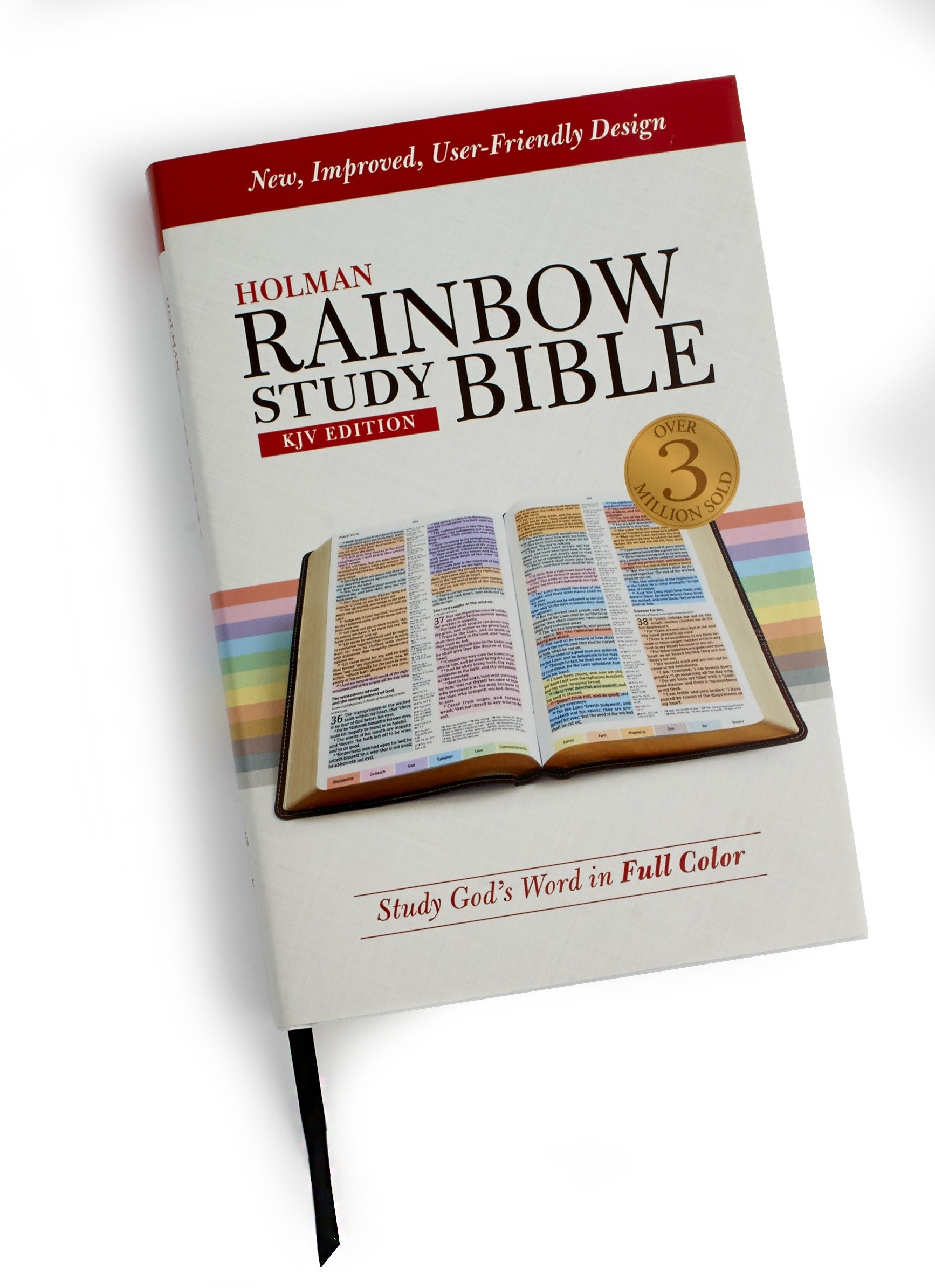 Galleon Holman Rainbow Study Bible KJV Edition, Hardcover