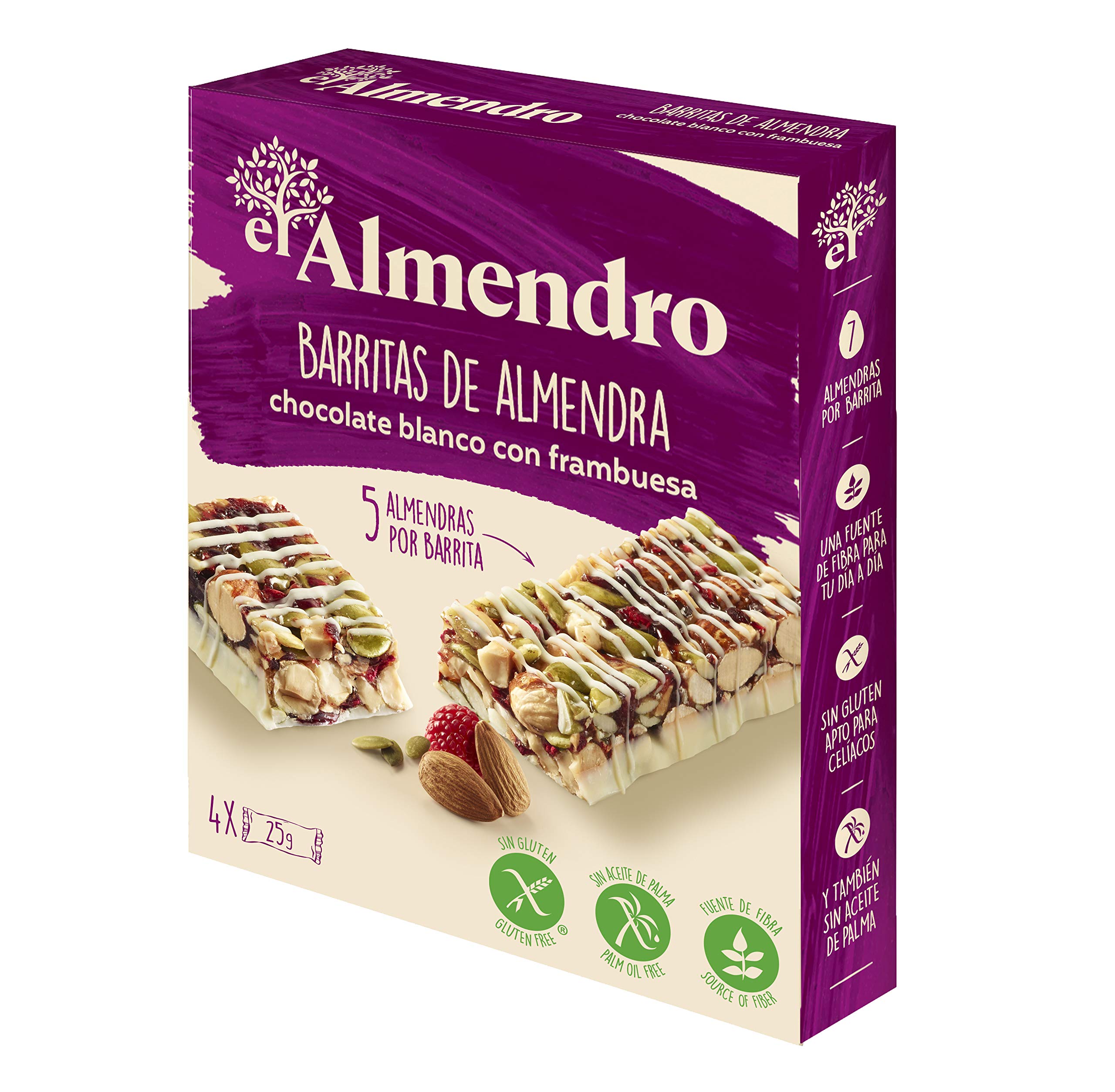 Pack de 8 barritas de almendra con choco
