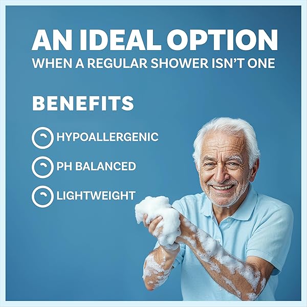 SCRUBZZ DISPOSABLE NO RINSE BATHING WIPES FOR SENSTIVE SKIN – 25 PACK – ALL-IN-1 SINGLE USE SHOWER WIPES, SIMPLY DAMPEN, LATHER, AND DRY WITHOUT SHAMPOO OR RINSING (SENSITIVE SKIN, 1-PACK)