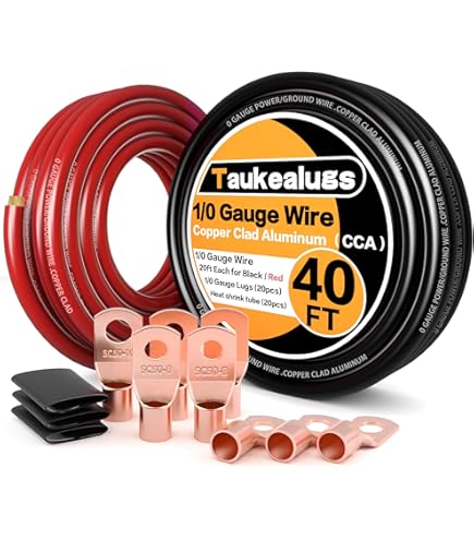 Amazon.com: Rockford Fosgate RFK1 1/0 AWG Power Only Install Kit