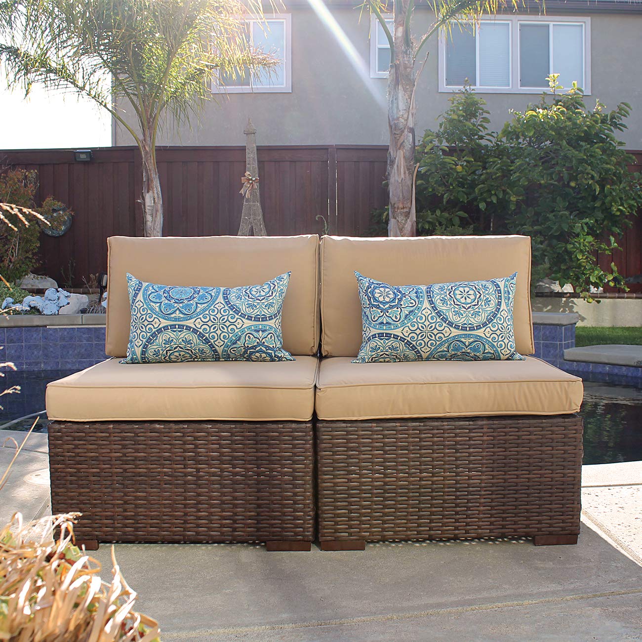 Best armless patio dining chairs