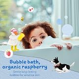 Childs Farm Kids Bubble Bath Organic Raspberry 2.5L Refill Gently Cleanses view 2