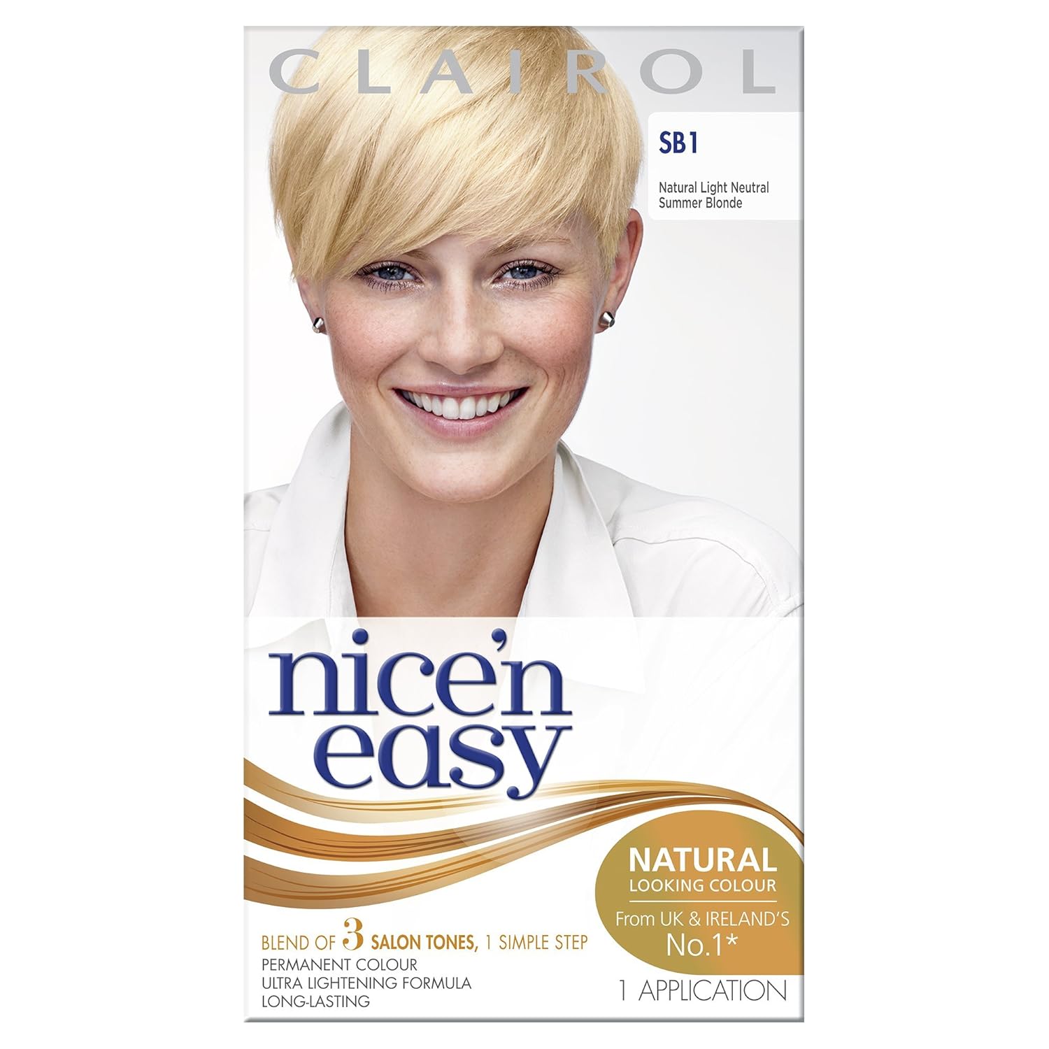 Nice N Easy Natural Light Neutral Summer Blonde Permanent Hair