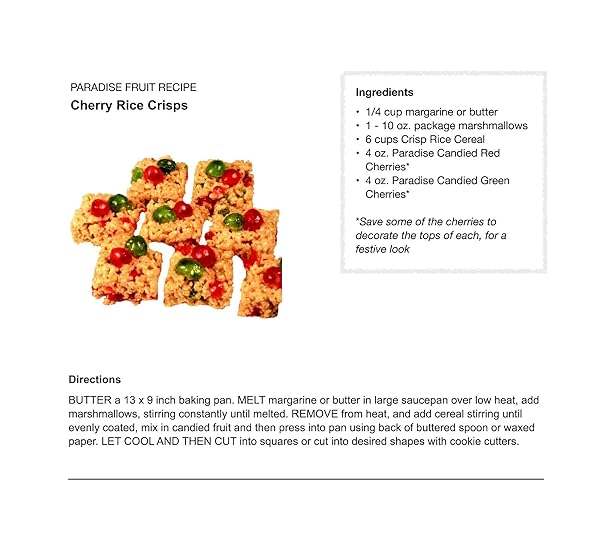 PARADISE RED CHERRY HALVES, 8 OUNCE