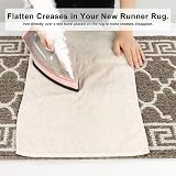 SHACOS Runner Rug Non Slip 50x150 cm Hallway Narrow Kitchen Rug Brown view 8