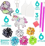 Blue Squid Diamond Art Kits for Kids Summer Fun Mermaid Unicorn 3 Pack view 4
