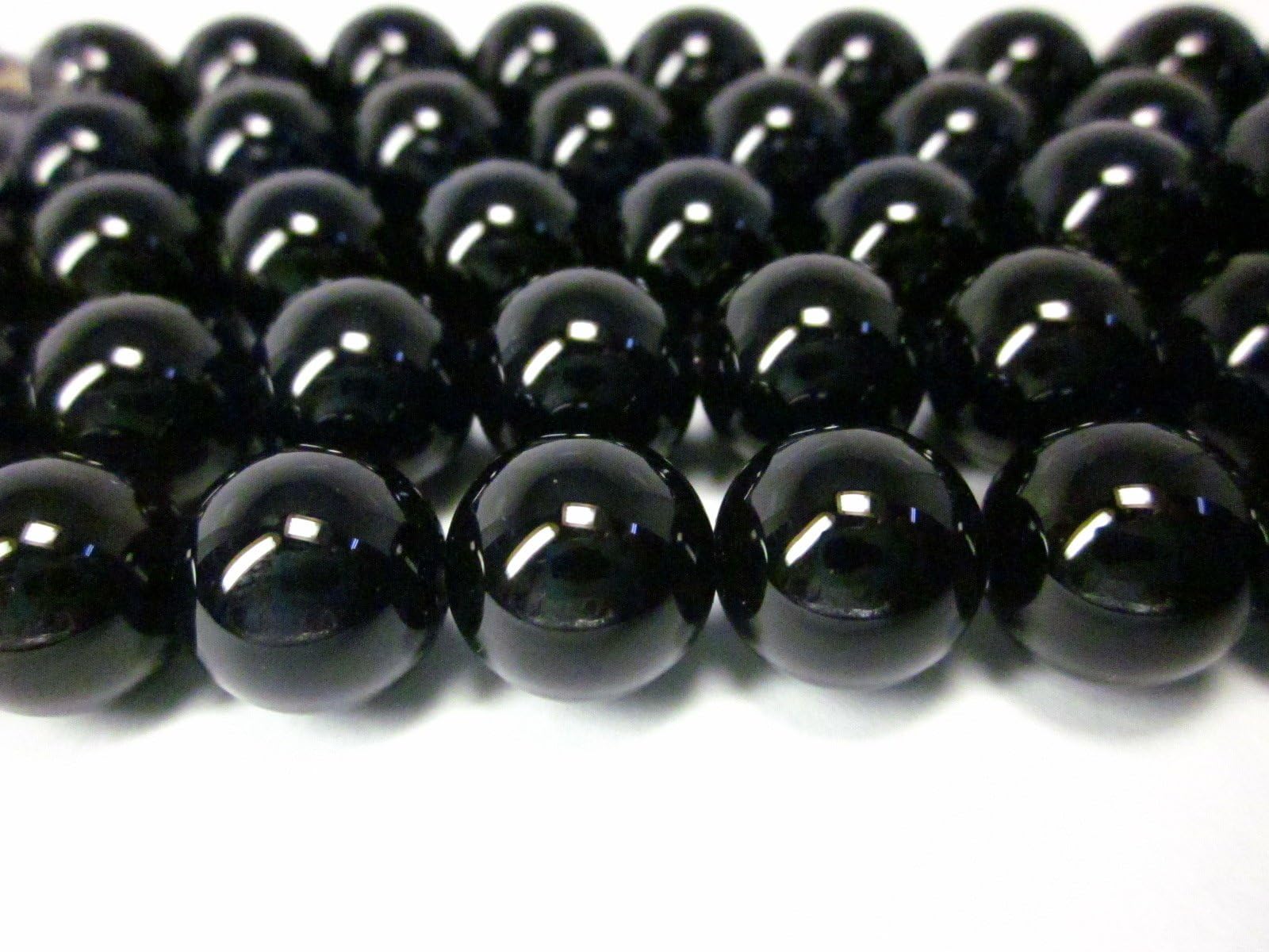Onyx round ball [about] [8mm] [about 40cm] three sets sell Ren (japan import)