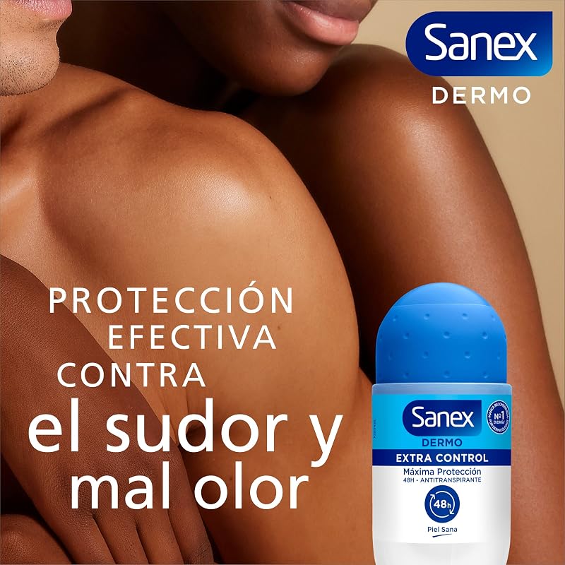 Dermo Extra Control, Desodorante Roll-On, Pack 6x50ml