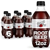 Barq's Root Beer Soda Soft Drink Bottles, 12 fl oz, 6 Pack | Carbonated, old-fashioned, sarsaparilla-style
