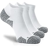 CWVLC Unisex Cushioned Compression Athletic Ankle Socks Multipack