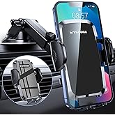 Car Phone Holder Mount, Upgraded 3 in 1 Phone Holder for Your Car Phone Mount Windshield Dashboard & Air Vent Hands Free Auto