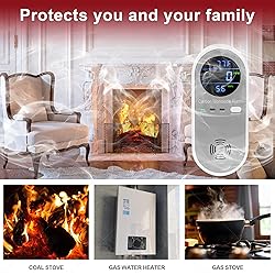 2 Packs Carbon Monoxide Detectors, Plug in Carbon